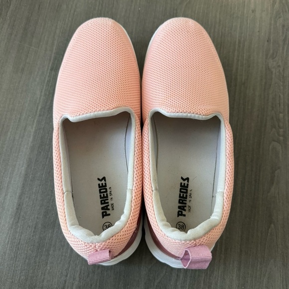 Paredes Danu women cushioned pink mesh comfort slip on shoes size 7.5 - Picture 5 of 11